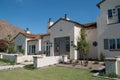 New large home exterior in the Arizona desert