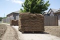 New lawn sod Royalty Free Stock Photo