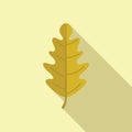 New leaf tree icon flat vector. Fall maple Royalty Free Stock Photo