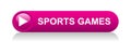 sports games icon button on white Royalty Free Stock Photo
