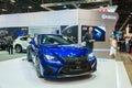 New Lexus RC-F at the Singapore Motorshow 2015 Royalty Free Stock Photo