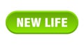 new life button. rounded sign on white background Royalty Free Stock Photo