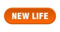 new life button. rounded sign on white background Royalty Free Stock Photo