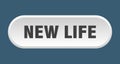 new life button. rounded sign on white background Royalty Free Stock Photo