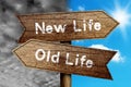 New Life Or Old Life Royalty Free Stock Photo