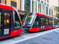 New Light Rail Tram, George Street, Sydney, Australia