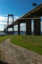 New Little Belt Bridge. Bottom view Royalty Free Stock Photo