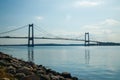 The New Little Belt bridge in Denmark Royalty Free Stock Photo