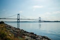 The New Little Belt bridge in Denmark Royalty Free Stock Photo