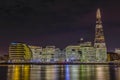 New London city hall at night Royalty Free Stock Photo