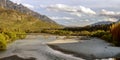 New Lower Shotover Bridge in Queenstown, New Zealand. Royalty Free Stock Photo