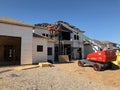 New Construction Of Luxury Homes. Royalty Free Stock Photo