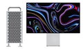 New Mac Pro with Retina 6K display Royalty Free Stock Photo