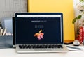 New MacBook Pro retina with touch bar apple special event Royalty Free Stock Photo