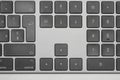 New Magic Keyboard with Numeric Keypad Space Gray Royalty Free Stock Photo