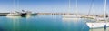 The new marina of Pisa city called Boccadarno Italy - Tuscany - Pisa - panoramic view