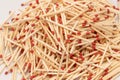 New matchsticks isolated on a background Royalty Free Stock Photo