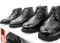 New mens boots at sale, isolated