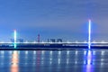 New Mersey Gateway Bridge in Runcorn spanning the River Mersey