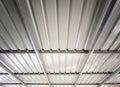 The new metal sheet roof Royalty Free Stock Photo