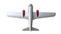 New metallic toy plane Royalty Free Stock Photo