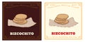 New Mexican traditional cuisine crisp butter cookie bizcochito Royalty Free Stock Photo