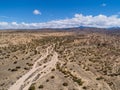 New Mexico Desert Landscape Aerial Photograph