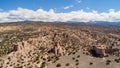 New Mexico Desert Landscape Aerial Photograph