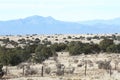 New Mexico High Desert with Mountain Range Royalty Free Stock Photo