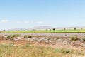 New Mexico high plains landscapes alongside Route 66. Royalty Free Stock Photo