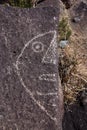 New Mexico Petroglyph Royalty Free Stock Photo