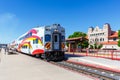 New Mexico Rail Runner Express commuter train railways in Albuquerque, United States