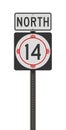 New Mexico State Highway road sign