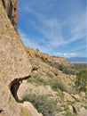 Pajarito Plateau near Los Alamos, New Mexico Royalty Free Stock Photo