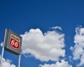 Phillips 66 gas station sign and logo. Royalty Free Stock Photo