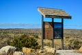 NEW MEXICO, USA - NOVEMBER 22, 2019: Information sign with the inscription