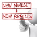 New mindset to new results written by 3d man