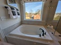 New modern Bathtub with an outside view