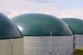 New, modern biogas plants Royalty Free Stock Photo