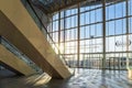 New modern building of the Main Olympic Media Center is now the venue for the Russian International Economic Forum. Hall interior