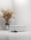 New modern contemporary bathroom interior Royalty Free Stock Photo