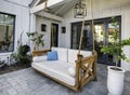 New Modern Classic Home Patio With A Swing