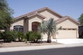 New Modern Desert Home Royalty Free Stock Photo