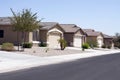 New Modern Desert Homes Neighborhood Royalty Free Stock Photo