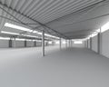 New Modern Empty Storehouse