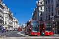 New modern London Routemaster double decker red bus