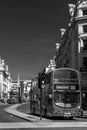 New modern London Routemaster double decker red bus Royalty Free Stock Photo