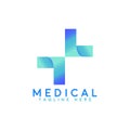 The new modern medical logo Royalty Free Stock Photo