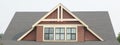 House Home Red Exterior Elevation Roof Details