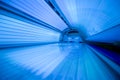 New modern tanning bed Royalty Free Stock Photo